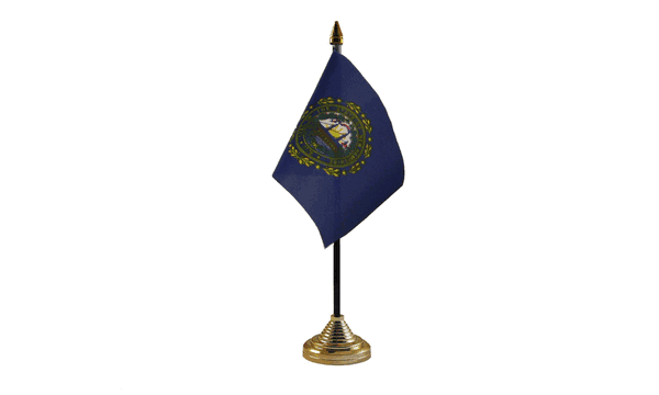 New Hampshire Table Flags